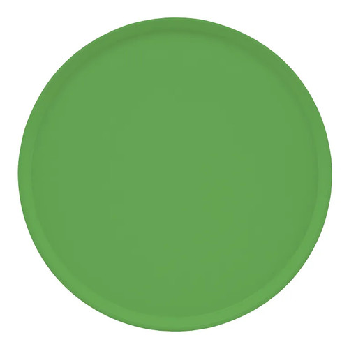 Cambro 1950113 19.5" Limeade Fiberglass Round Serving Camtray - 12/Case