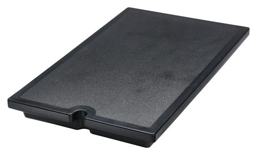 Cambro VCSCNL110 27"L x 20.38"W x 8.50"H Black Straight Connector Connects Versa Cart To Low Height Versa Food Bar/Work Table