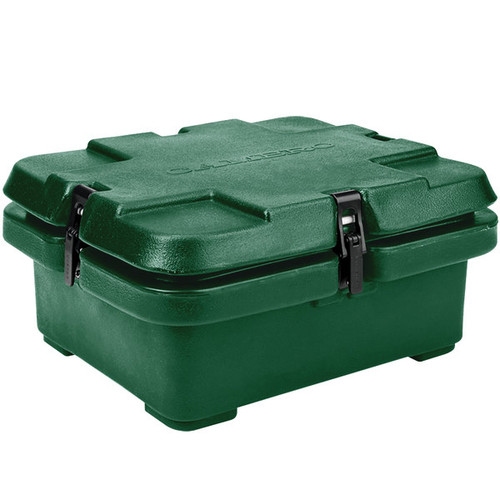 Cambro 240MPC519 6.3 Qt. Green Polyethylene Top Loading for Half Size Food Pans Camcarrier