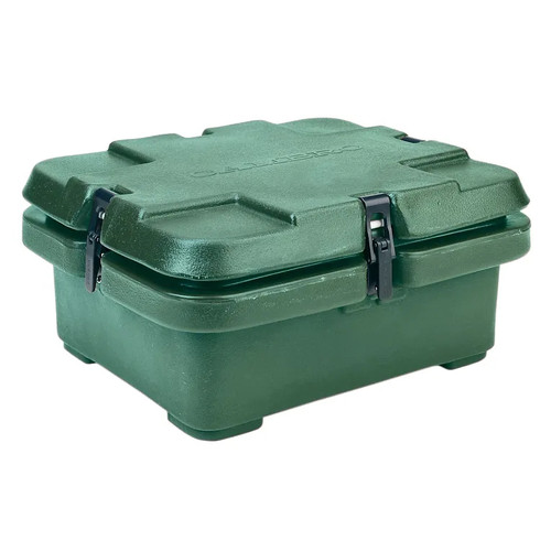 Cambro 240MPC519 6.3 Qt. Green Polyethylene Top Loading for Half Size Food Pans Camcarrier