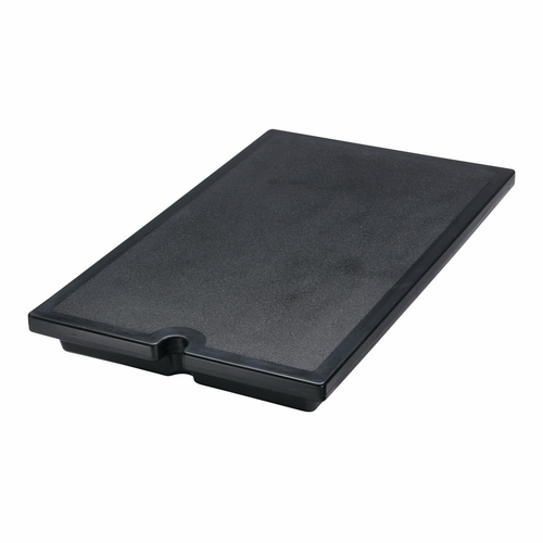 Cambro VBRWC110 20.88" W Black Versa Well Cover for Versa Food Bar / Work Tables