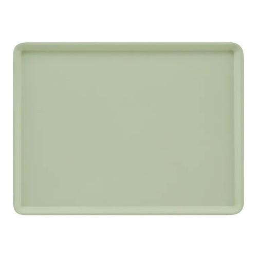 Cambro 16225429 16.5" x 22.5" Rectangular Fiberglass Key Lime Camtray - 12/Case