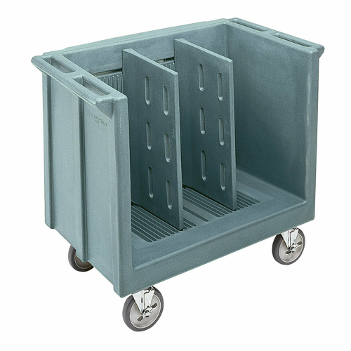 Cambro TDC30401 38.88" W x 34.50" H x 23.25" D Slate Blue Polyethylene Dish Cart