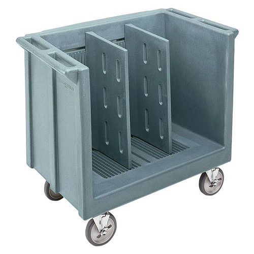 Cambro TDC30401 38.88" W x 34.50" H x 23.25" D Slate Blue Polyethylene Dish Cart