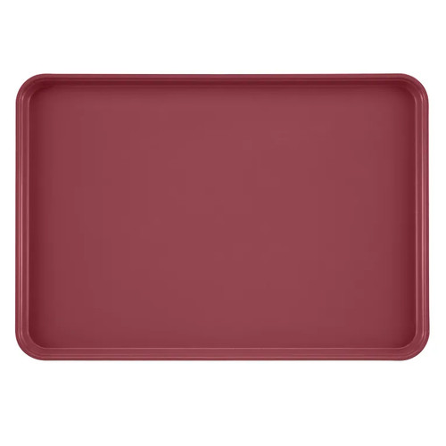Cambro 1826410 17.88" x 25.75" Raspberry Cream High-Impact Fiberglass Rectangular Camtray - 6/Case