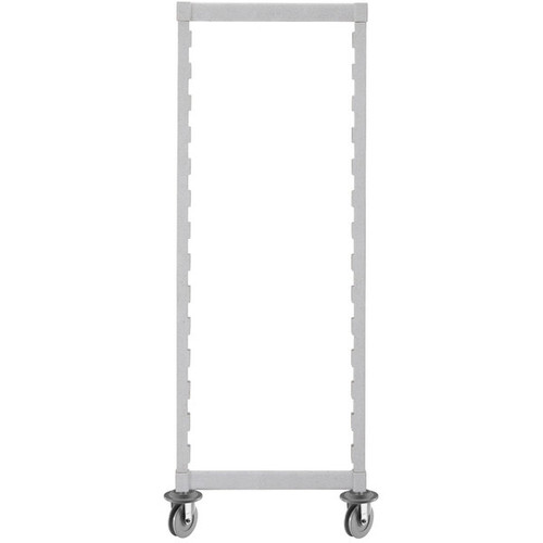 Cambro CPMPKHD2475480 24" W x 75" H Speckled Gray Plastic Mobile Camshelving Post Kit