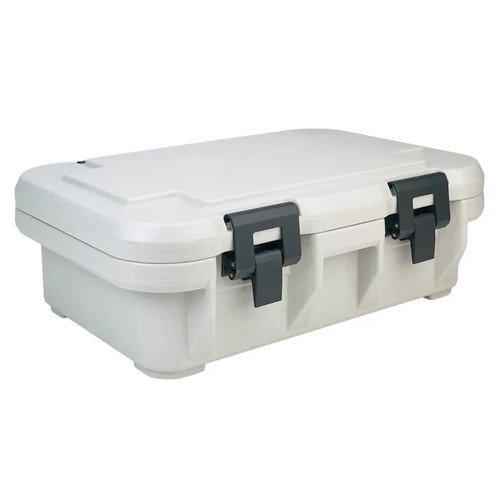 Cambro UPCS140480 12.3 Qt. Speckled Gray Polypropylene Top Loading S-Series Ultra Pan Carriers