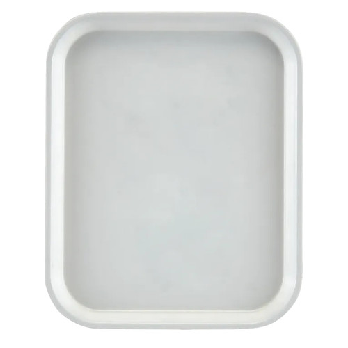 Cambro 810148 9.88" x 8" White High-Impact Fiberglass Rectangular Camtray