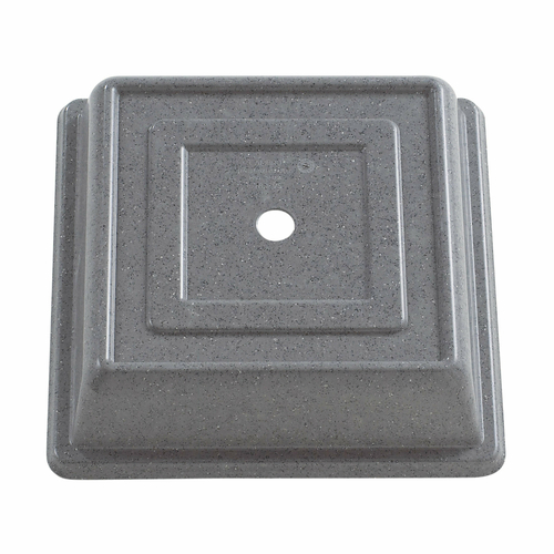 Cambro 85SFVS191 8.63" Gray Fiberglass Square Versa Camcover Plate Cover - 12/Case