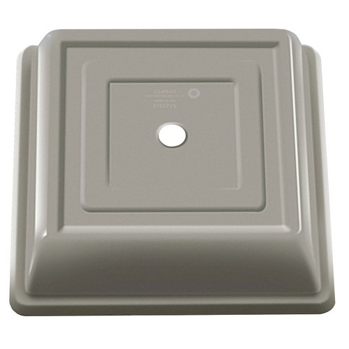 Cambro 85SFVS191 8.63" Gray Fiberglass Square Versa Camcover Plate Cover - 12/Case