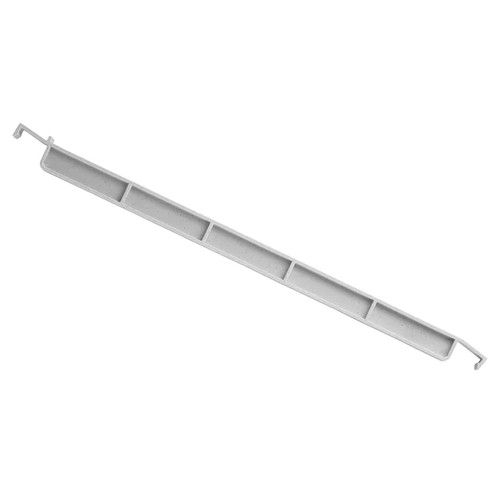 Cambro EDBA480 Speckled Grey Angled Raised Bar for Camshelving Elements Divider Bar - 4 Cases