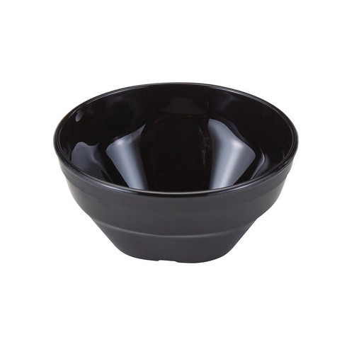 Cambro 150CW110 16.7 Oz. Black Polycarbonate Heat Resistant Camwear Bowl - 48/Case
