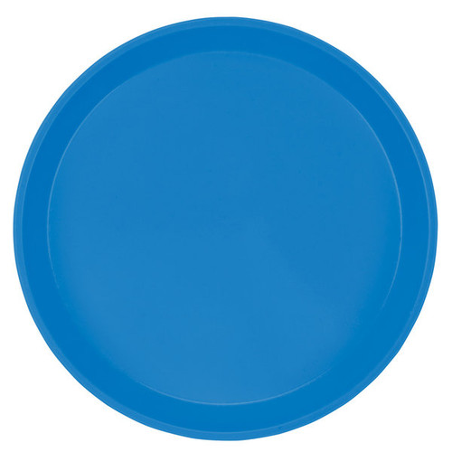 Cambro 1100105 11" Dia. Horizon Blue Round Fiberglass Serving Camtray - 12/Case