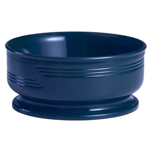 Cambro MDSB16497 16.9 Oz. Dishwasher Safe Polypropylene Navy Blue The Shoreline Collection Entree Bowl - 48/Case
