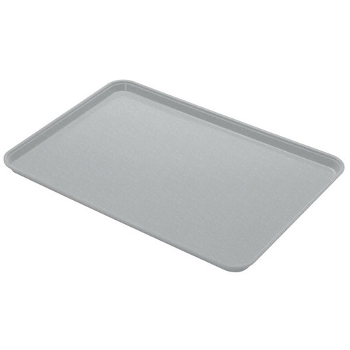 Cambro 1826CL674 17.88" x 25.75" Steel Blue High-Impact Fiberglass Rectangular Camtray - 12/Case