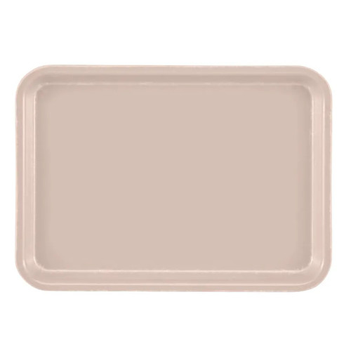 Cambro 46106 6" x 4.25" Light Peach High-Impact Fiberglass Rectangular Camtray