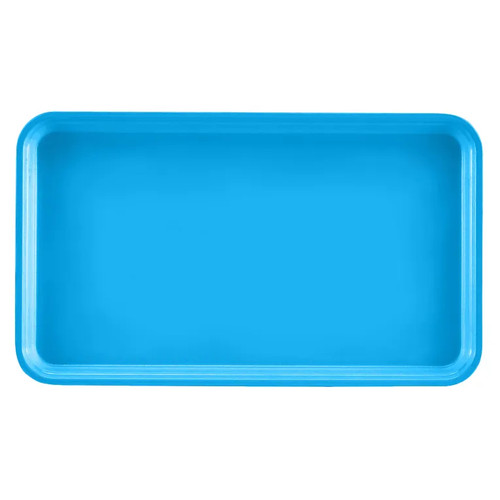 Cambro 915105 8.75" x 15" Horizon Blue High-Impact Fiberglass Rectangular Camtray - 12/Case