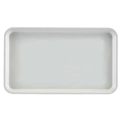 Cambro 926148 8.875" x 25.563" x 1" White High-Impact Fiberglass Rectangular Camtray - 12/Case