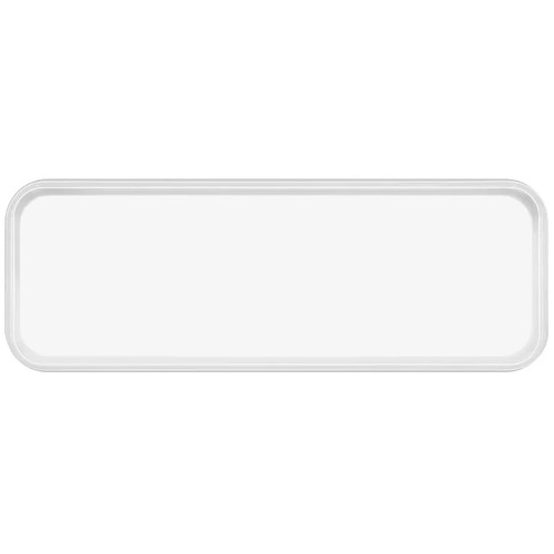 Cambro 926148 8.875" x 25.563" x 1" White High-Impact Fiberglass Rectangular Camtray - 12/Case