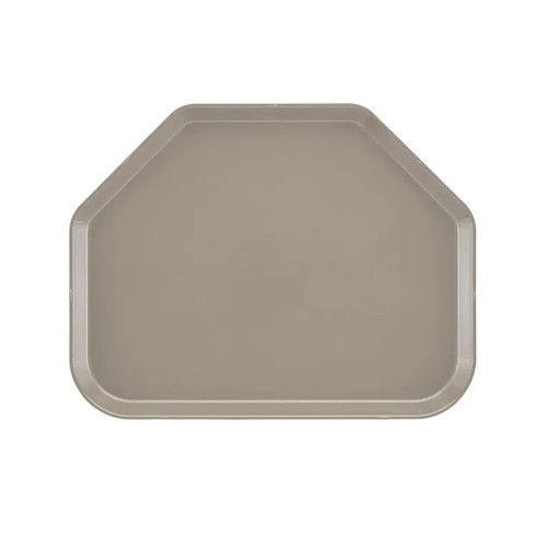 Cambro 1418TR199 14" x 18" Trapezoid Fiberglass Traupe Camtray - 12/Case