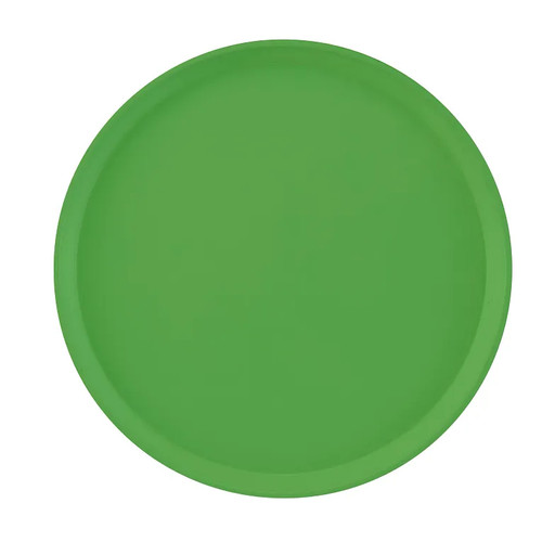 Cambro 1600113 16" Dia. Round Fiberglass Limeade Serving Camtray - 12/Case