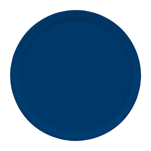 Cambro 1200123 12" Dia. Amazon Blue Round Fiberglass Serving Camtray - 12/Case