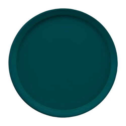 Cambro 1550401 16" Dia. Round Fiberglass Slate Blue Serving Camtray - 12/Case
