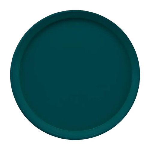 Cambro 1550401 16" Dia. Round Fiberglass Slate Blue Serving Camtray - 12/Case