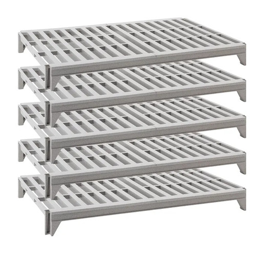 Cambro CPSK1824V5480 24" W x 18" D Speckled Gray Polypropylene Vented Camshelving Elements Shelf Plate Kit