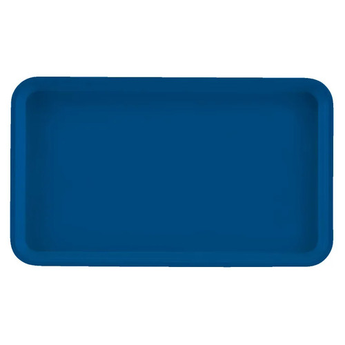 Cambro 915123 8.75" x 15" Amazon Blue High-Impact Fiberglass Rectangular Camtray - 12/Case