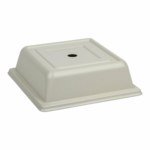 Cambro 85SFVSNH197 8.63" Ivory Fiberglass Square Versa Camcover Plate Cover - 12/Case