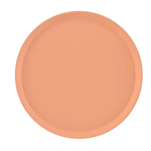 Cambro 1600117 16" Dia. Round Fiberglass Dark Peach Serving Camtray - 12/Case