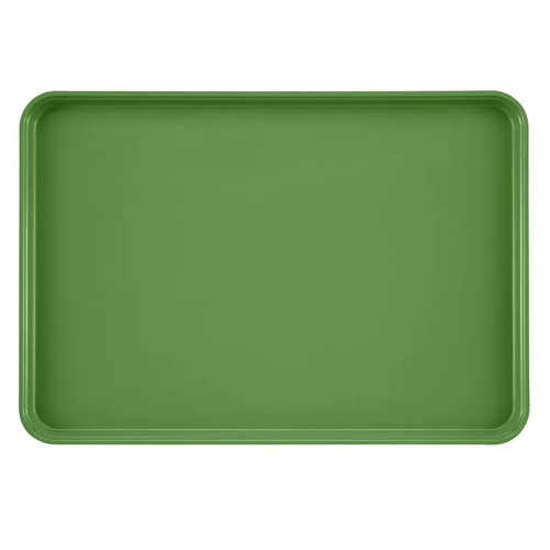 Cambro 1826113 17.88" x 25.75" Limeade High-Impact Fiberglass Rectangular Camtray - 6/Case