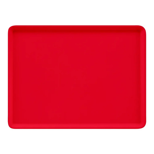 Cambro 16225521 16.5" x 22.5" Rectangular Fiberglass Cambro Red Camtray - 12/Case