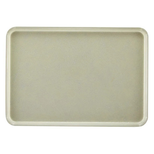 Cambro 1826531 17.88" x 25.75" Silver High-Impact Fiberglass Rectangular Camtray - 6/Case