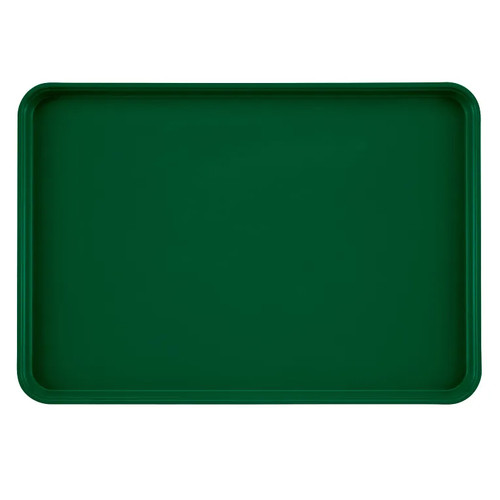 Cambro 1826119 17.88" x 25.75" Sherwood Green High-Impact Fiberglass Rectangular Camtray - 6/Case