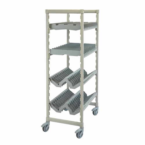 Cambro CPMU243675DD480 24 x 36 x 75 Speckled Gray Camshelving Premium Series Mobile Drying Unit