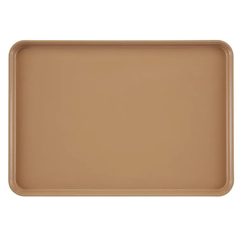 Cambro 1826508 17.88" x 25.75" Real Rust High-Impact Fiberglass Rectangular Camtray - 6/Case