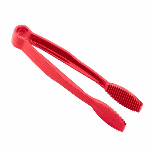 Cambro TG6404 6" Flat Grip Surface Dishwasher Safe Red Lugano Tongs - 12/Case