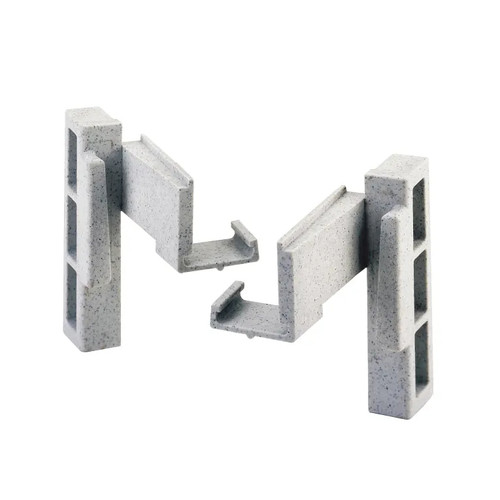 Cambro CPCC10480 Speckled Gray Left & Right Camshelving Premium Corner Connector Set (10 Sets)