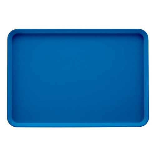 Cambro 2025105 25.56" x 20.75" Horizon Blue High-Impact Fiberglass Rectangular Camtray - 6/Case