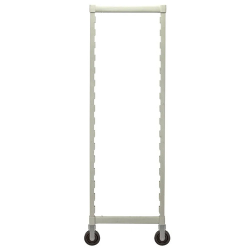 Cambro CPMPKHD1867480 18" W x 67" H Speckled Gray Plastic Mobile Camshelving Post Kit