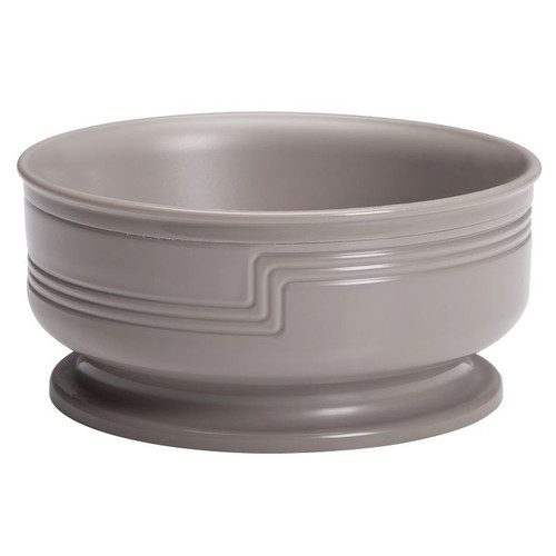 Cambro MDSB16457 16.9 Oz. Dishwasher Safe Polypropylene Wheat The Shoreline Collection Entree Bowl - 48/Case