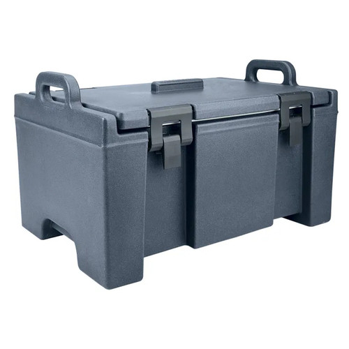 Cambro UPC100191 40 Qt. Granite Gray Polyethylene Top Loading Ultra Pan Carriers