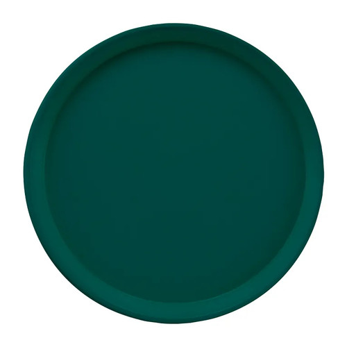 Cambro 1200414 12" Dia. Teal Round Fiberglass Serving Camtray - 12/Case