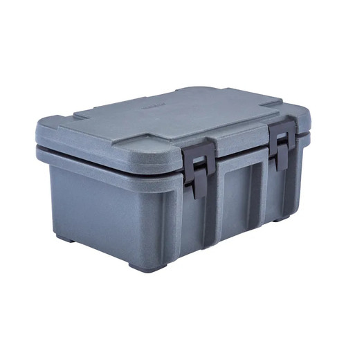 Cambro UPC180191 24.50 Qt. Granite Gray Polyethylene Top Loading Ultra Pan Carriers