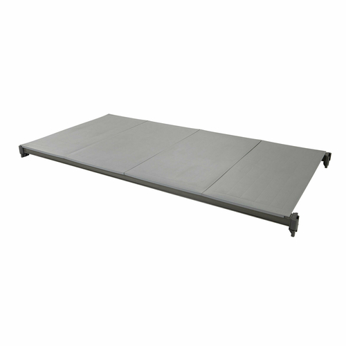 Cambro CBSK1830S1580 30" W x 18" D Brushed Graphite Polypropylene Solid Camshelving Basics Plus Shelf Plate Kit