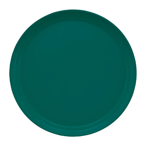 Cambro 1300414 13" Dia. Teal Round Fiberglass Serving Camtray - 12/Case
