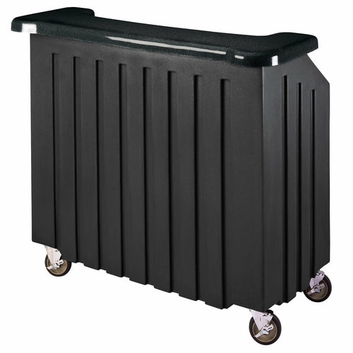 Cambro BAR540DS670 54" L x 25.88" W x 46.13" H Black Polyethylene Cambar Portable Bar