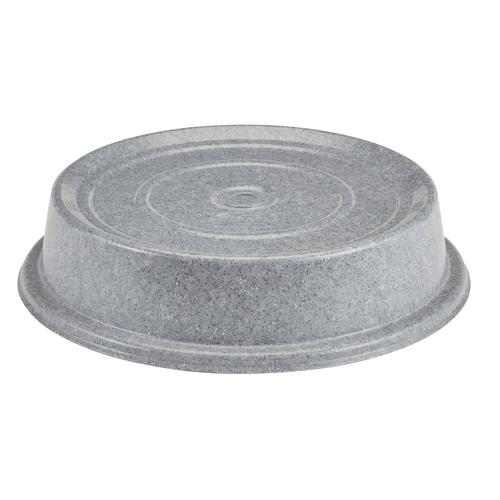 Cambro 120VSNH191 12" Gray Fiberglass Round Versa Camcover Plate Cover